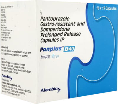 Panplus D 40mg Strip Of 15 Capsules