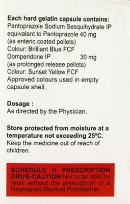 Panplus D 40mg Strip Of 15 Capsules