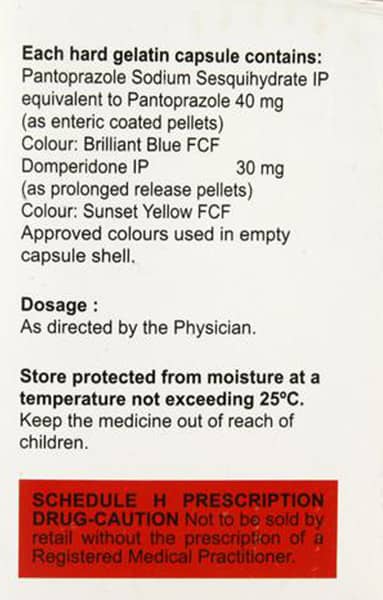 Panplus D 40mg Strip Of 15 Capsules