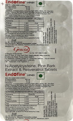 Endofine Strip Of 10 Tablets