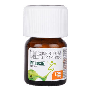 Eltroxin 125 Mcg Bottle Of 60 Tablets