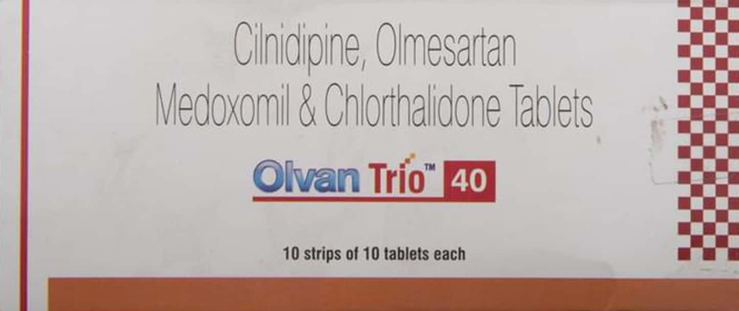 Solvan Tab Olvan Trio 40mg Strip Of 10 Tablets: Uses, Side Effects, Price & Dosage ...