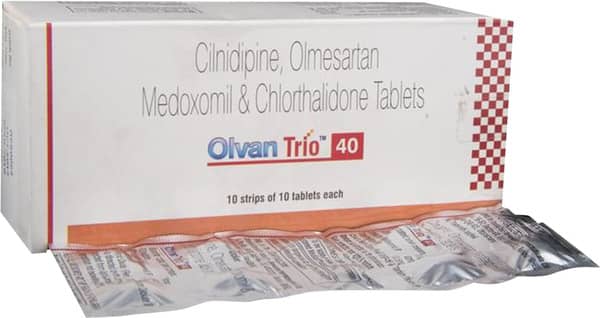 Olvan Trio 40mg Strip Of 10 Tablets