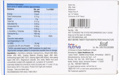 Paternia Xt Strip Of 10 Tablets