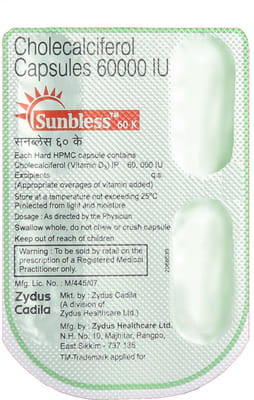 Sunbless 60k Strip Of 4 Capsules
