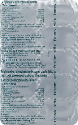 Fortinerv Strip Of 10 Tablets