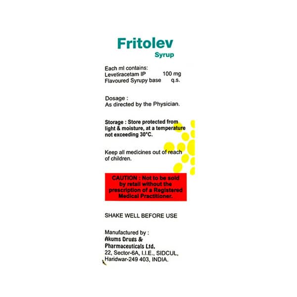Fritolev Bottle Of 100ml Syrup