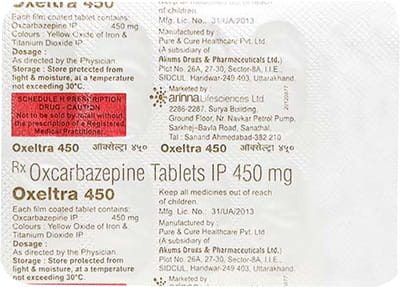 Oxeltra 450mg Strip Of 10 Tablets