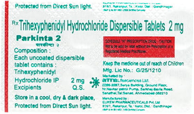 Parkinta 2mg Strip Of 10 Tablets