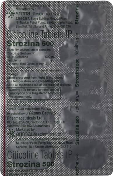 Strozina 500mg Strip Of 10 Tablets