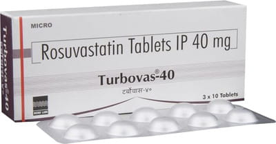 Turbovas 40mg Strip Of 10 Tablets