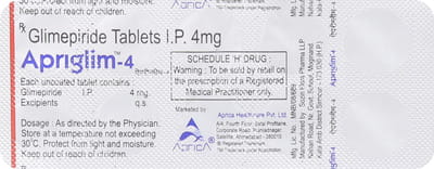 Apriglim 4mg Tablet