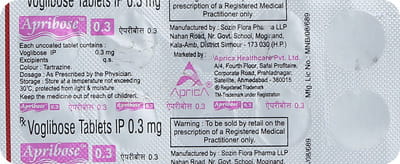 Apribose 0.3mg Tablet