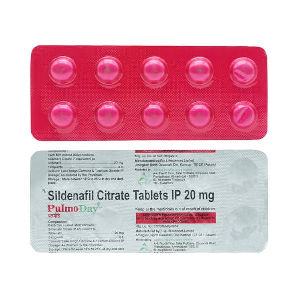 Pulmoday 20mg Strip Of 10 Tablets