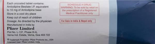 Amlogard 10mg Strip Of 30 Tablets