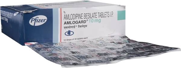 Amlogard 10mg Strip Of 30 Tablets