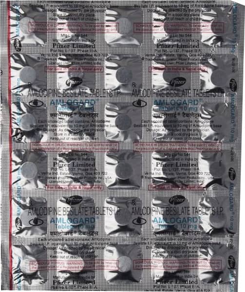 Amlogard 10mg Strip Of 30 Tablets