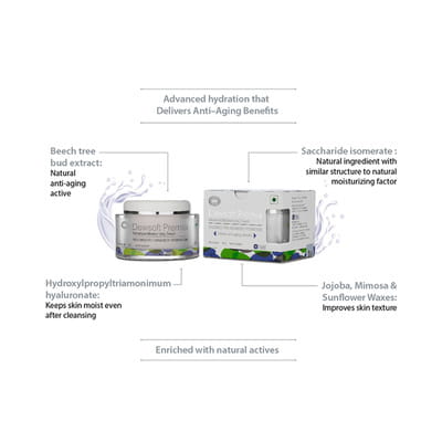 Dewsoft Premia Advanced Moisturizing Cream Squat Jar Of 50gm