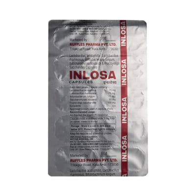 Inlosa Strip Of 10 Capsules