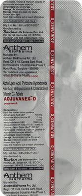 Adjuvanex D Strip Of 10 Tablets
