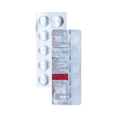 Gifaxin 200mg Strip Of 10 Tablets