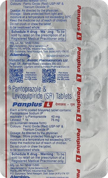 Panplus L 75mg Strip Of 15 Tablets