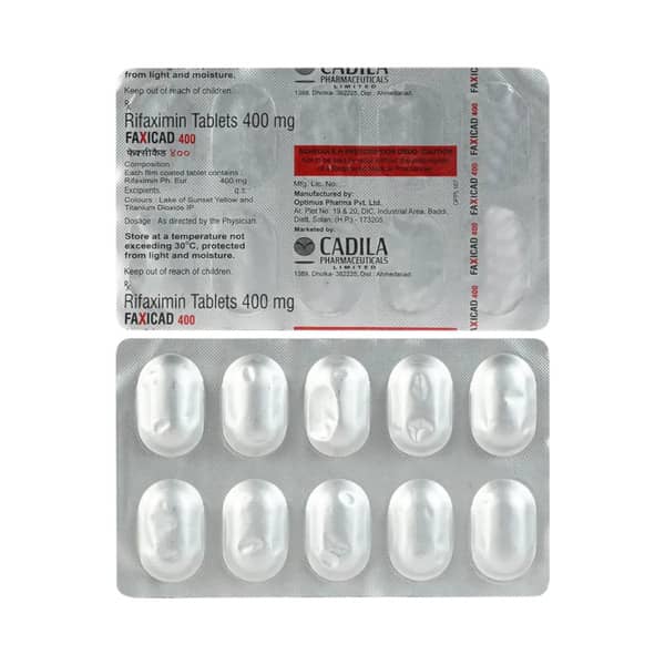 Faxicad 400Mg Strip Of 10 Tablets