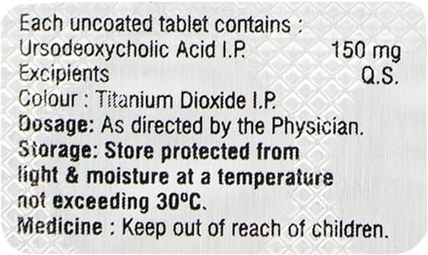 Ursocad 150mg Strip Of 10 Tablets