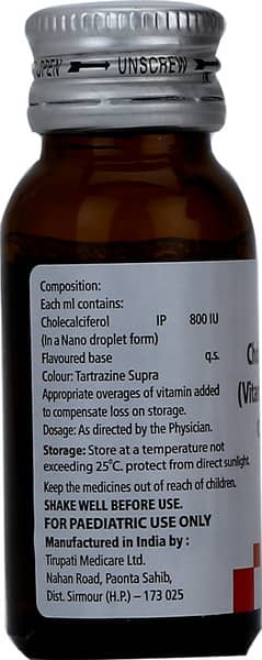 Calshine P 800iu Bottle Of 30ml Oral Drops