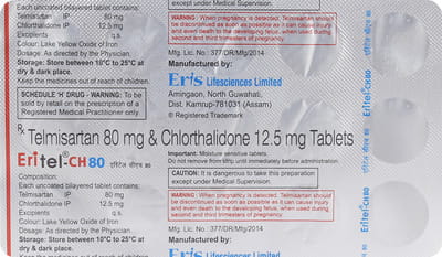 Eritel Ch 80mg Strip Of 15 Tablets