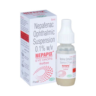 Nepapix 0.1% Bottle Of 5ml Eye Drops
