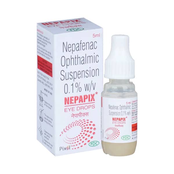 Nepapix 0.1% Bottle Of 5Ml Eye Drops
