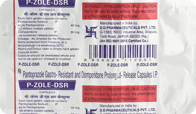 Pzole Dsr Strip Of 10 Capsules