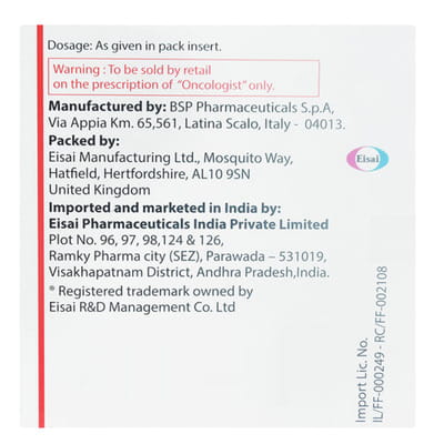 Halaven 1mg Vial Of 2ml Solution For Injection