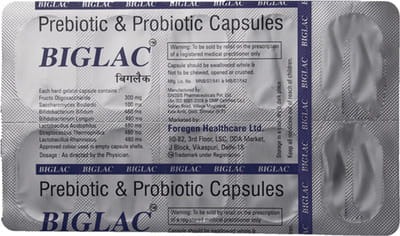 Biglac Strip Of 10 Capsules