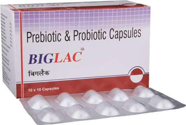 Biglac Strip Of 10 Capsules