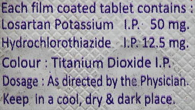 Lotak H Strip Of 20 Tablets