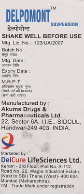 Delpomont Bottle Of 100ml Suspension