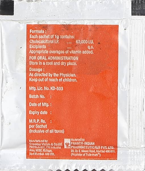 Zindee 60000iu Sachet 1gm