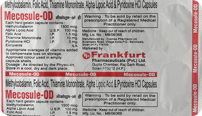 Mecosule Od Strip Of 10 Capsules