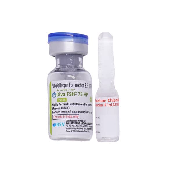 Diva Fsh 75Iu Dry Vial Of 1 Powder For Injection