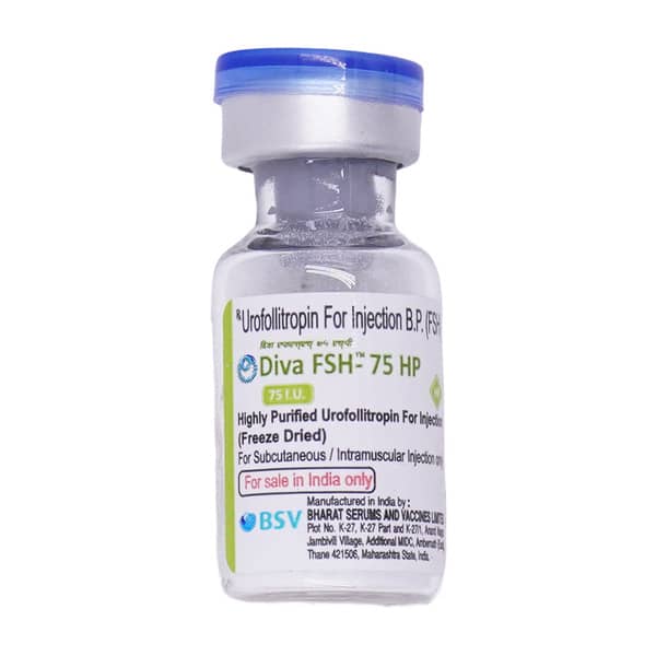Diva Fsh 75Iu Dry Vial Of 1 Powder For Injection