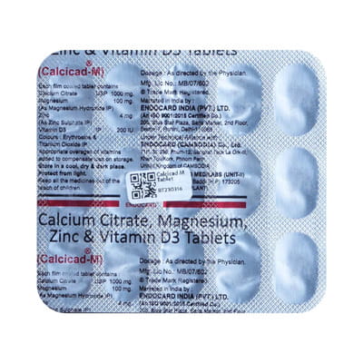 Calcicad M Strip Of 15 Tablets