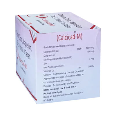 Calcicad M Strip Of 15 Tablets