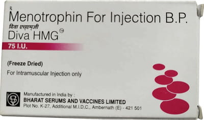 Diva Hmg 75iu Dry Vial Of 1 Powder For Injection