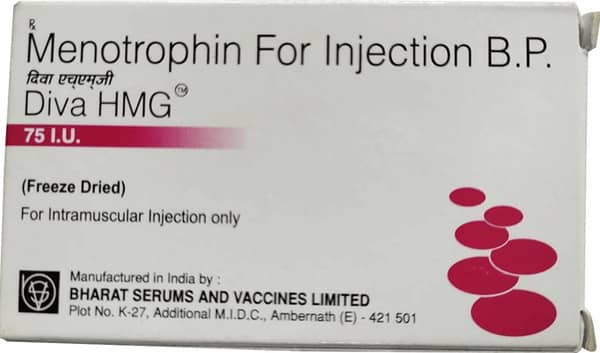 Diva Hmg 75iu Dry Vial Of 1 Powder For Injection