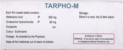 Tarpho M Strip Of 10 Tabletss