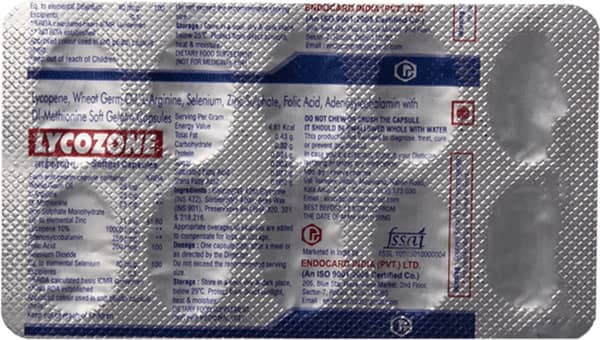 Lycozone Strip Of 10 Softgel Capsules