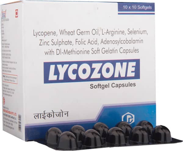 Lycozone Strip Of 10 Softgel Capsules