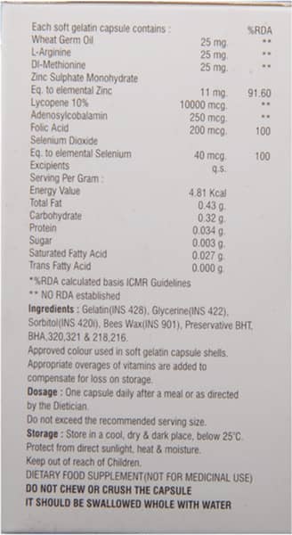 Lycozone Strip Of 10 Softgel Capsules